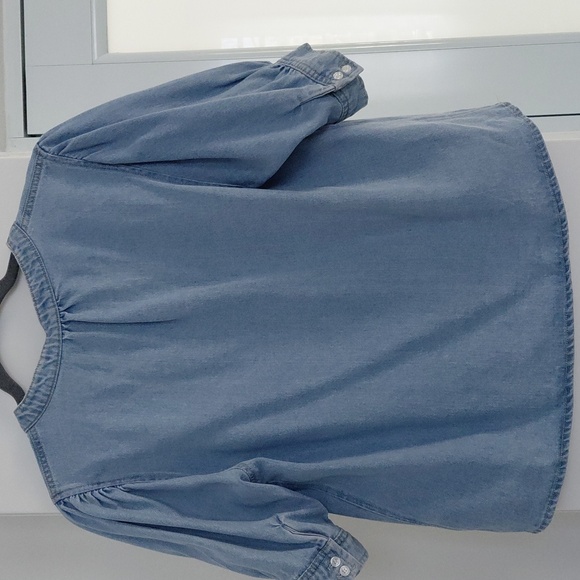 Velvet Heart Denim Almafi Light Skyfall Top Sz M - Picture 4 of 10